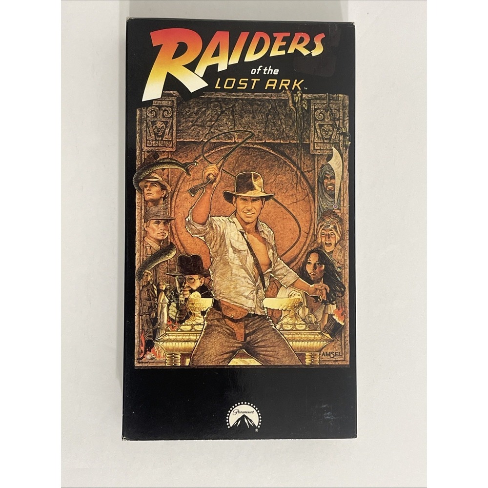 Indiana Jones - Raiders of the Lost Ark - VHS 1989 Paramount Hi-Fi‎ Stereo